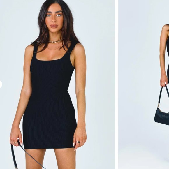 Princess Polly Black Mini Dress - Picture 8 of 8